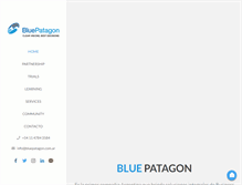 Tablet Screenshot of bluepatagon.com
